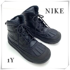 NIKE ACG Woodside 2 High Little Kids' Boots Sneaker in Black Size 1Y 524873-004